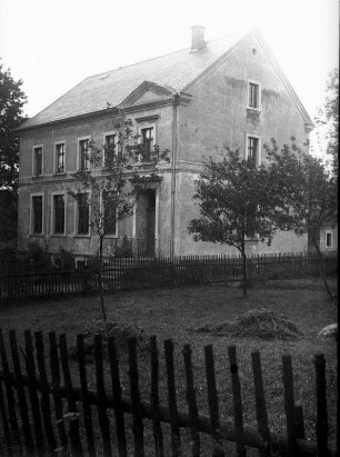 Halsbrücke-Conradsdorf-Falkenberg. Wohnhaus. Gartenansicht (?)