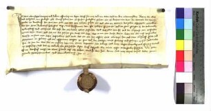 Hans Obenhauser stellt dem Grafen von Helfenstein einen Lehenrevers aus über Lehengüter zu Donzdorf, Reichenbach und Hürbelsbach.
