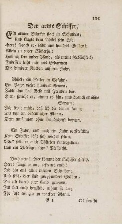 Der arme Schiffer