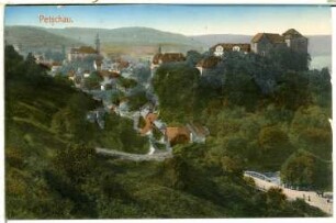 Blick nach Petschau