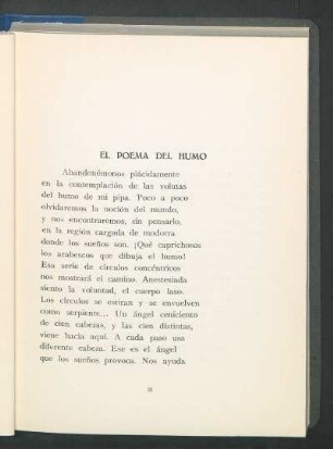 El poema del humo