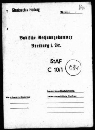 Landwirtschaftliche Siedlung
