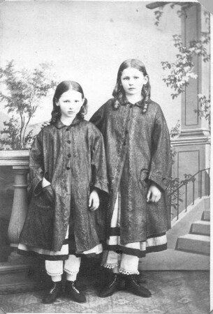 Doppelporträt der Schwestern Johanna und Marie Trübenbach