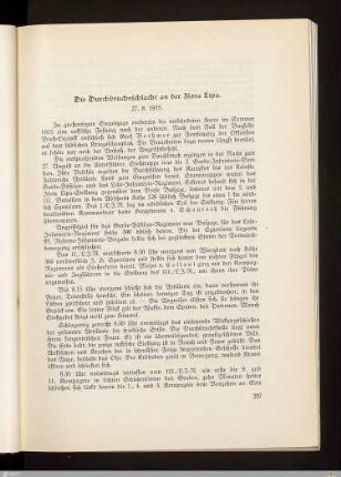 Die Durchbruchsschlacht an der Zlota Lipa