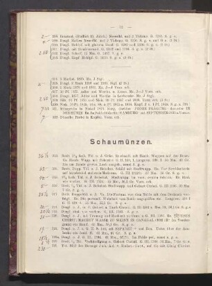 Schaumünzen