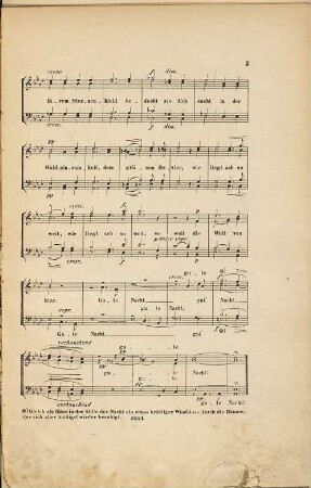 Sechs Gedichte von Eichendorff : für vierstimmigen Männerchor ; op. 19, 2. Waldeinsamkeit : "Waldeisamkeit du grünes Revier"