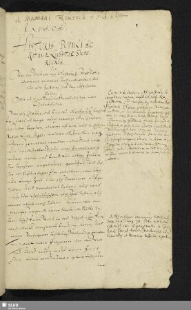 Historia populi ac rituum Lusatiae superioris - Mscr.Dresd.K.5