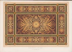 Deckendekoration einer Loggia: Ansicht (aus: Architektonisches Skizzenbuch, H. 131/2, 1875)