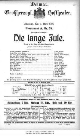 Die lange Jule