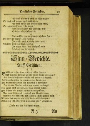 Sinn-Gedichte.