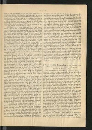 Siebente ordentliche Versammlung am 13. November 1886