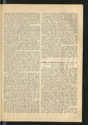 Siebente ordentliche Versammlung am 13. November 1886