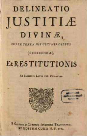Delineatio Iustitiae divinae