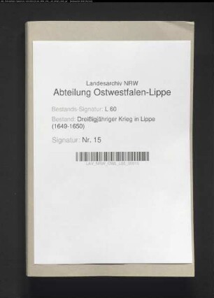Schwedische Einquartierungen in der Grafschaft
