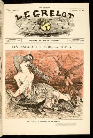 Les oiseaux de proie, par Bertall