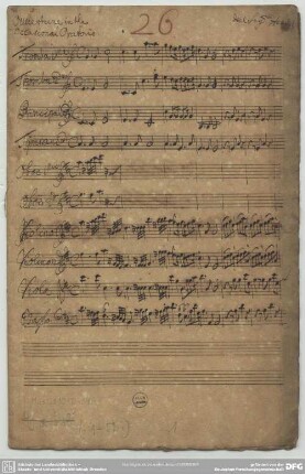 Occasional oratorio. Excerpts - Mus.2410-D-34 : orch - D; HWV 62/1