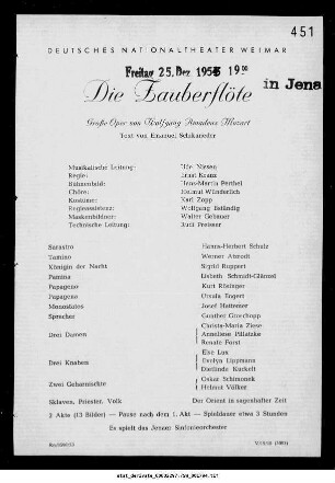 Die Zauberflöte