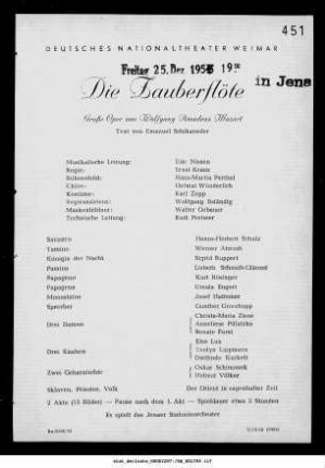 Die Zauberflöte