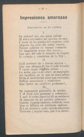 Impresiones amorosas : (Fragmento de un canto)