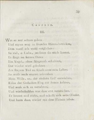 Canzone. III.