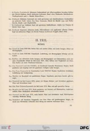 Möbel (Nr. 809-857)