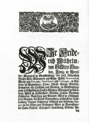 Kleideredikt Friedrich Wilhelms I. von Preußen aus dem Jahre 1731. Faksimile. Dresden: SLUB NK 4920 K 51-4