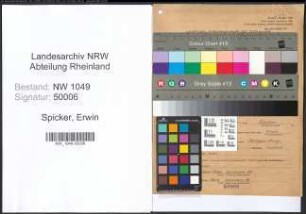 Entnazifizierung Erwin Spicker , geb. 02.03.1905 (Ingenieur)
