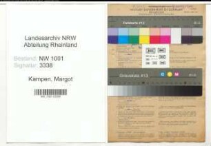 Entnazifizierung Margot Kampen, geb. 19.09.1919 (Kauffrau)