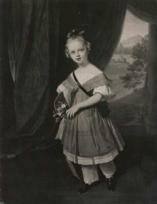 Mädchen mit Blumenkorb, Prinzessin Elisabeth von Sachsen