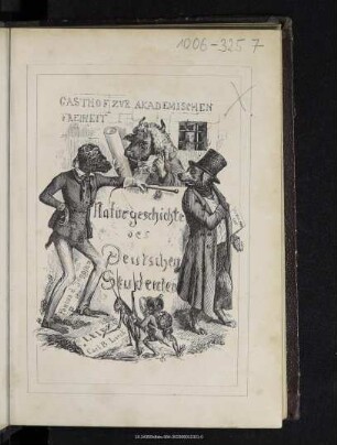 Naturgeschichte des deutschen Studenten