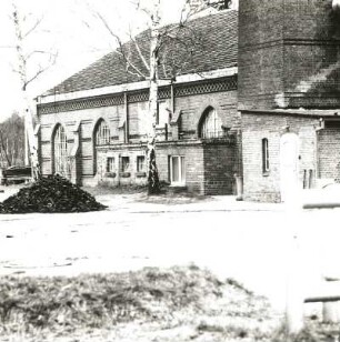 Cottbus. Wasserwerk 1, Straße der Deutsch-Sowjetischen-Freundschaft. 1897. Werkgebäude (Teilansicht)