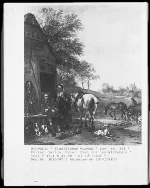 Rast vor dem Wirtshaus