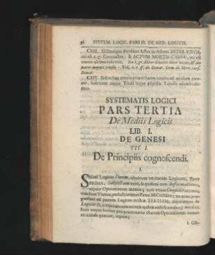 Pars Tertia. De Mediis Logicis.