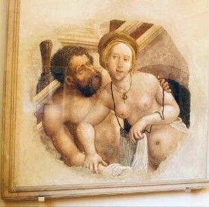Badeszene mit Mann und Frau : Albrecht Altdorfer (um 1480-1538). Badeszene mit Mann und Frau