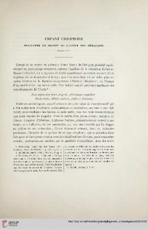 Enfant criophore: statuette en bronze du Cabinet des médailles