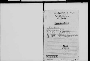 Lührs, Armin; Amtsgerichtsrat; geb. 7.1.1887 in Dessau