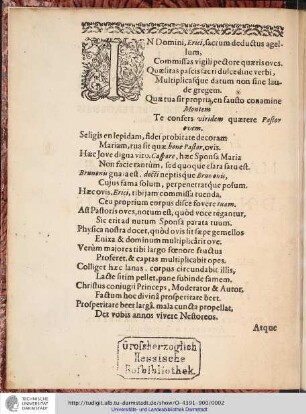Text der Gelegenheitsschrift