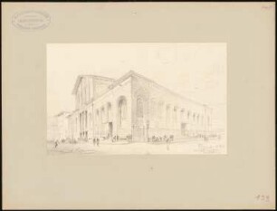 Mercato centrale, Florenz: Perspektivische Ansicht