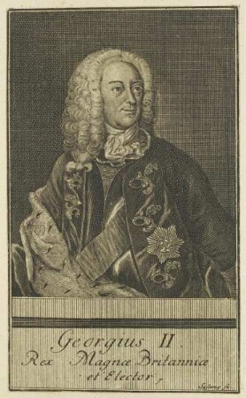 Bildnis Georgius II., Rex Magnae Britanniae