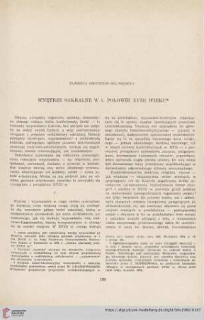 42: Wnętrze sakralne w 1. połowie XVIII wieku