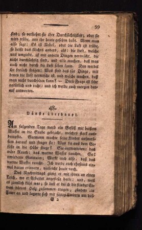 48. Dünste überhaupt.