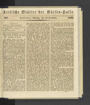 128. 10. Dezember 1832