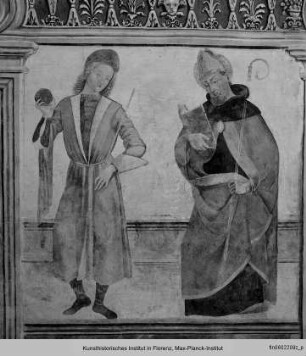Freskenzyklus : Zwei Heilige