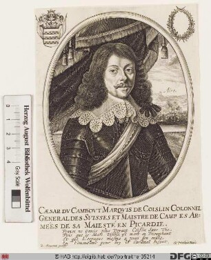 Bildnis Pierre-César Du Cambout, comte de Crécy, marquis de Coislin
