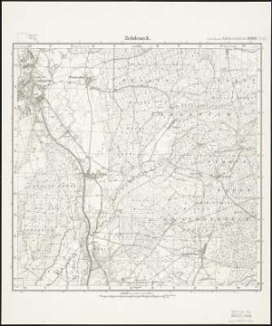 Meßtischblatt 3046 : Zehdenick, 1936 : Zehdenick. - Hrsg. 1883, letzte Nachtr. 1936. - 1:25000. - [Berlin]: Reichsamt für Landesaufnahme, 1936. - 1 Kt.