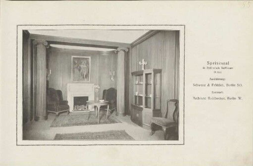 Speisesaal in Italienisch Nußbaum