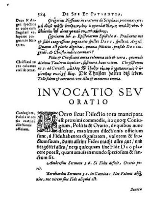 [25.] Invocatio Sev Oratio.