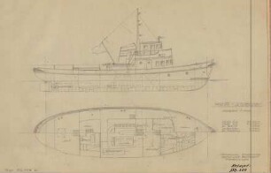 Hoops-Schlepper, Maßstab 1:100, Johannes Schlichting Werft, Travemünde