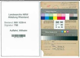 Entnazifizierung Wilhelm Auffahrt , geb. 26.10.1892 (Spediteur)