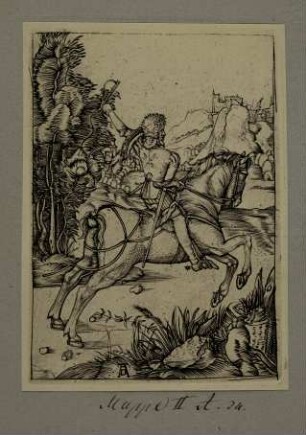 Galoppierender Reiter (Der kleine Kurier)